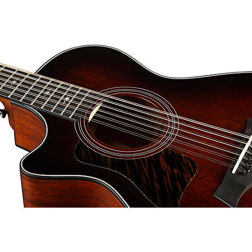 Taylor 362ce 12-Fret 12-String Left-Handed Grand Concert Acoustic-Electric Guitar Shaded Edge Burst - musicians--Friend