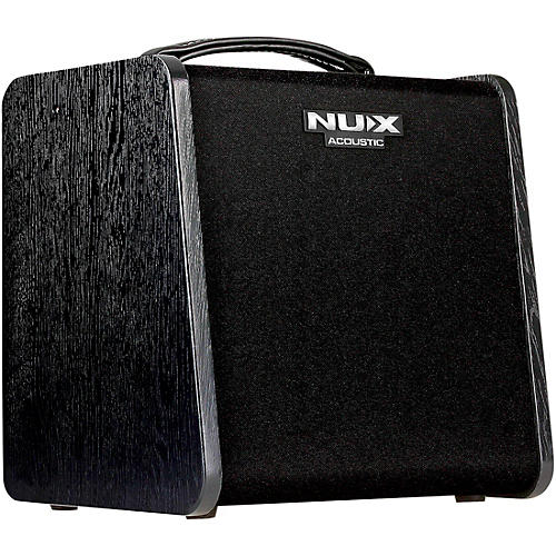 NUX Stageman II AC-60 60W Acoustic Guitar Amp With Drum Loop and Bluetooth Black - musicians--Friend