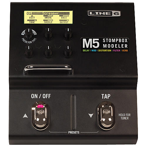 Line 6 M5 Stompbox Modeler Guitar Multi-Effects Pedal - musicians--Friend