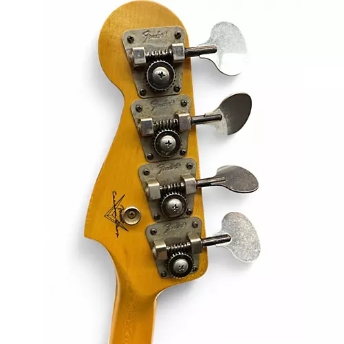 Used Fender 76 JAZZ BASS CUSTOM SHOP Daphne Blue Electric Bass Guitar Daphne Blue - musicians--Friend