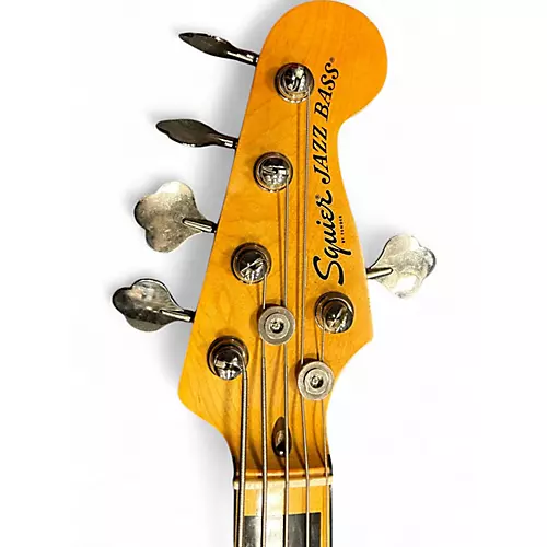 Used Squier Classic Vibe 70s Jazz Bass V Natural Electric Bass Guitar Natural - musicians--Friend