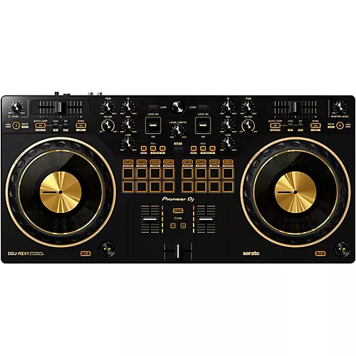 Pioneer DJ DDJ-REV1-N Serato Performance DJ Controller in Limited-Edition Gold - musicians--Friend