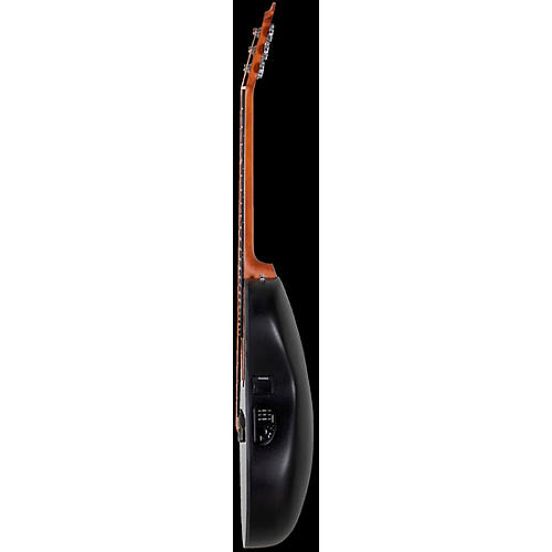 Ovation CE44L Celebrity Series Elite Mid-Depth Left-Handed Acoustic-Electric Guitar Black - musicians--Friend