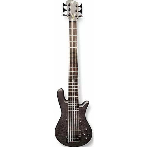 Used Spector PULSE II 6 STRING Satin Black Electric Bass Guitar Satin Black - musicians--Friend
