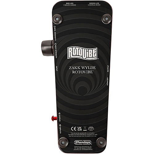 Dunlop Wylde Audio Rotovibe Chorus/Vibrato Effects Pedal Red - musicians--Friend