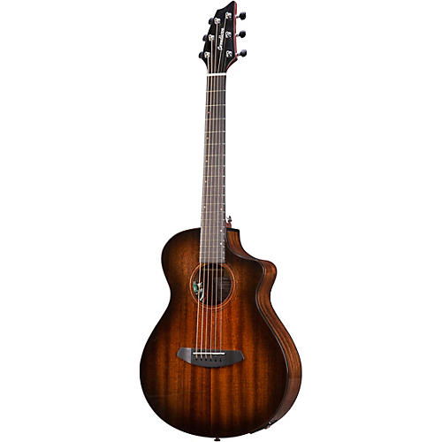 Breedlove Organic Wildwood Pro CE All-African Mahogany Companion Acoustic-Electric Guitar Suede - musicians--Friend