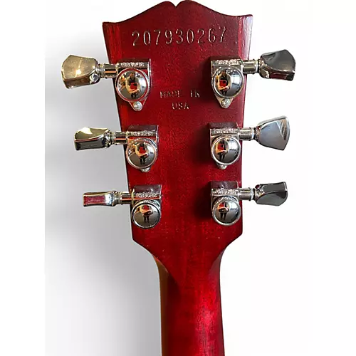 Used 2023 Gibson Les Paul Traditional Pro V Cherry Solid Body Electric Guitar Cherry - musicians--Friend
