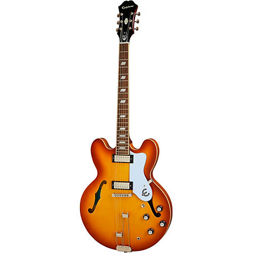 Epiphone Riviera Semi-Hollow Electric Guitar Royal Tan - musicians--Friend