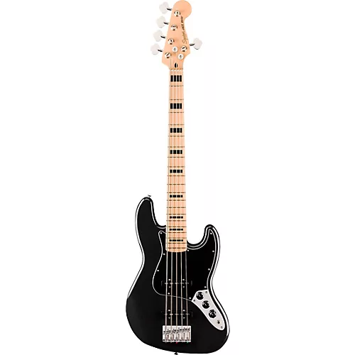 Squier Affinity Series Active Jazz Bass V Black Metallic - musicians--Friend