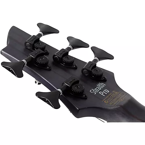 Schecter Guitar Research Stiletto-5 Stealth Pro Satin Black - musicians--Friend