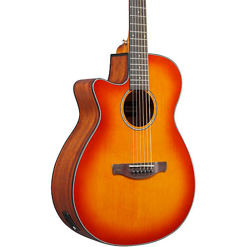 Ibanez AEG58L Cutaway Left-Handed Acoustic Electric Guitar Violin Burst - musicians--Friend