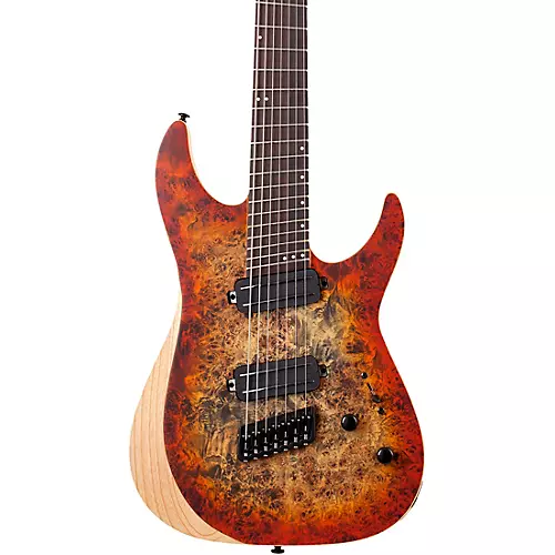 Schecter Guitar Research Reaper-7 MS 7-String Multi-scale Electric Guitar Infernoburst - musicians--Friend