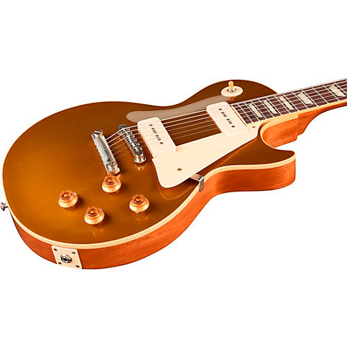 Gibson Custom 1956 Les Paul Goldtop Reissue VOS Electric Guitar Double Gold - musicians--Friend