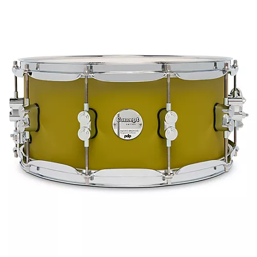 PDP by DW Concept Maple Snare Drum With Chrome Hardware 14 x 5.5 in. Satin Black - musicians--Friend