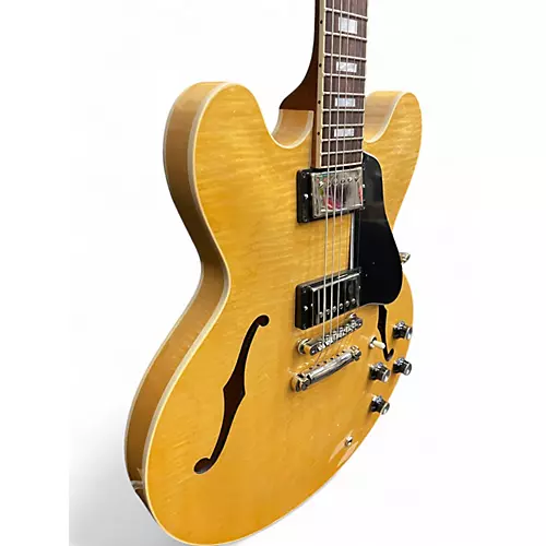 Used Gibson ES335 Figured Top Natural Hollow Body Electric Guitar Natural - musicians--Friend