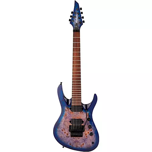 Jackson Pro Series Signature Chris Broderick Soloist 7P 7-String Electric Guitar Transparent Blue - musicians--Friend