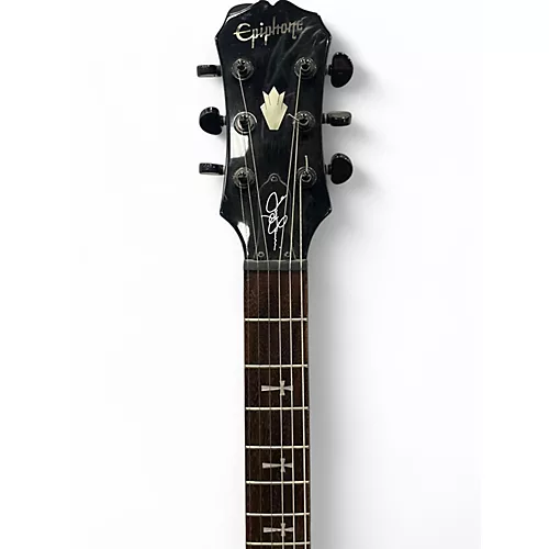 Used Epiphone Tony Iommi SG Custom Black Electric Guitar Black - musicians--Friend
