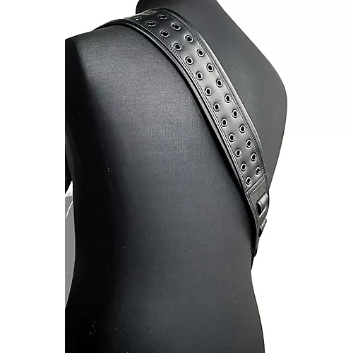 RICHTER Springbreak I Grommets Guitar Strap Black/Black 2.75 in. - musicians--Friend