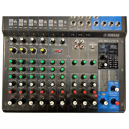 Used 2000s Yamaha MG12XU Unpowered Mixer - musicians--Friend