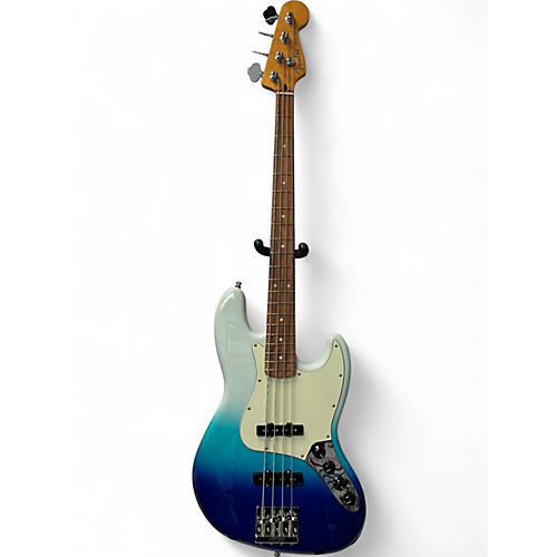 Used Fender Player Plus Active Jazz Bass Bel Air Blue  Electric Bass Guitar Bel Air Blue - musicians--Friend