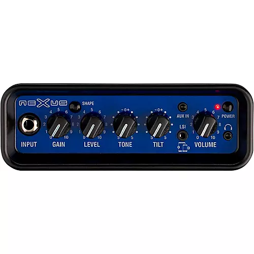 Laney MINI-BASS-NX 6W 2x3 Bass Combo Amp Black and Blue - musicians--Friend