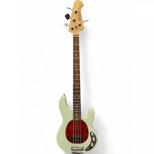 Used Sterling by Music Man RAY24 Seafoam Green Electric Bass Guitar Seafoam Green - musicians--Friend