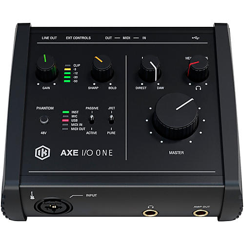 IK Multimedia AXE I/O ONE 1-Channel USB-C Audio Interface - musicians--Friend