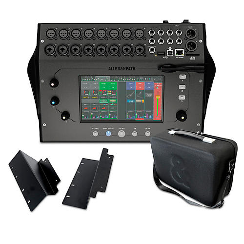 Allen & Heath CQ-18T Digital Mixer Bundle With Padded Soft Case and Rackmount Kit - musicians--Friend