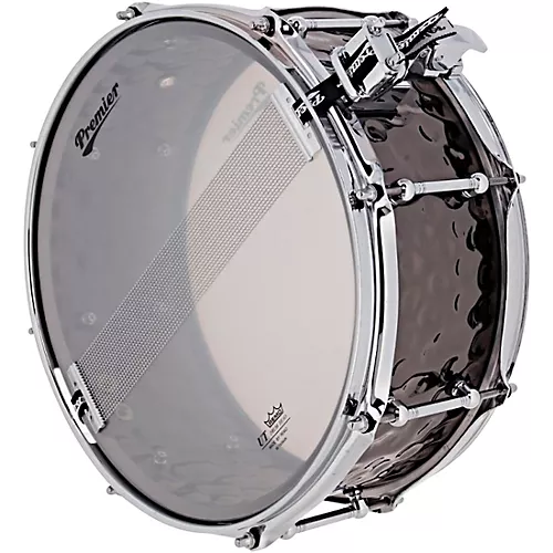 Premier Beatmaker Hammered Brass Snare Drum 13 x 5.5 in. Black Chrome - musicians--Friend