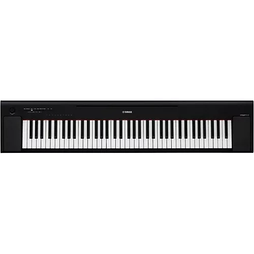 Yamaha Piaggero NP-35 76-Key Portable Keyboard Essentials Bundle White - musicians--Friend