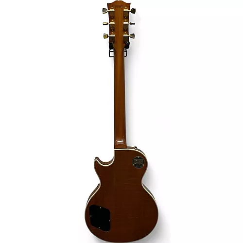 Used Gibson 1968 Les Paul Custom Reissue Aged M2m Natural Solid Body Electric Guitar Natural - musicians--Friend