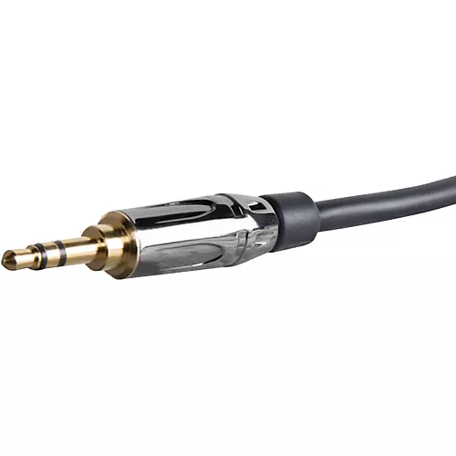 Livewire Elite Interconnect Cable 3.5 mm TRS Male to 3.5 mm TRS Male 9 ft. Black - musicians--Friend