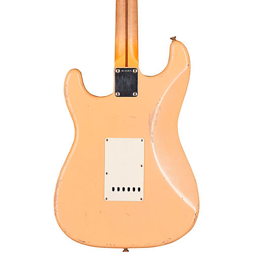 Fender Custom Shop 1958 Stratocaster Journeyman Relic Electric Guitar Masterbuilt by Todd Krause Black - musicians--Friend