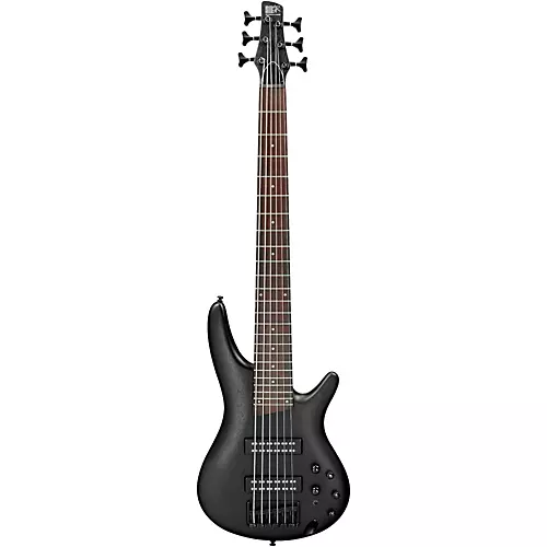 Ibanez SR306EB 6-String Electric Bass Guitar Weathered Black - musicians--Friend