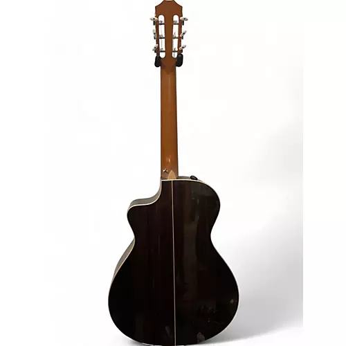 Used Taylor 812CEN Natural Classical Acoustic Electric Guitar Natural - musicians--Friend