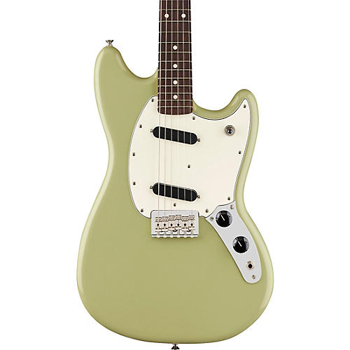 Fender Player II Mustang Rosewood Fingerboard Electric Guitar Birch Green - musicians--Friend