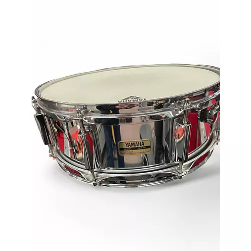 Used Yamaha 14in SD-225 Snare Chrome Drum Chrome 33 - musicians--Friend