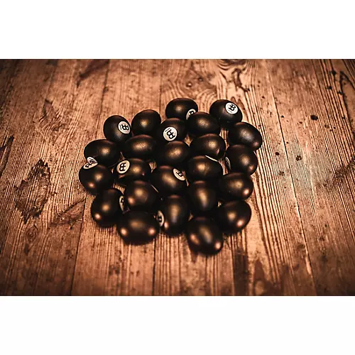 MEINL 24-Piece Egg Shaker Assortment Black - musicians--Friend