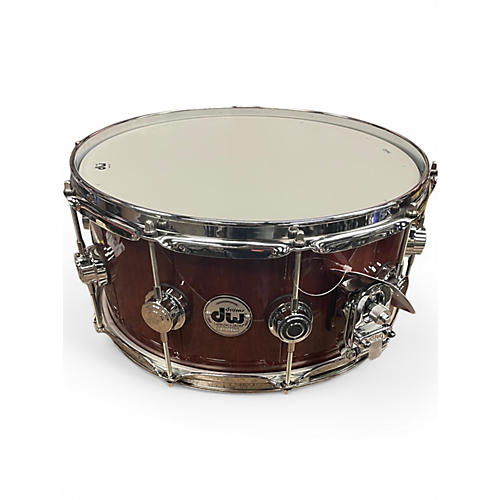Used DW 14in COLLECTORS PURPLE HEART NATURAL PURPLE HEART Drum NATURAL PURPLE HEART 33 - musicians--Friend