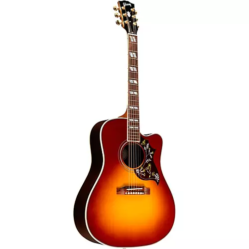 Gibson Hummingbird Standard Rosewood EC Acoustic-Electric Guitar Rosewood Burst - musicians--Friend