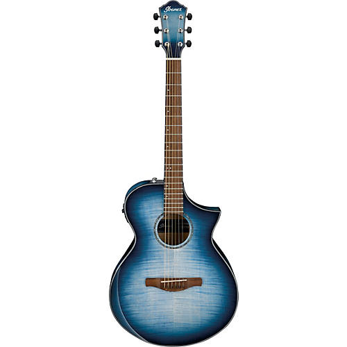 Ibanez AEWC400 Comfort Acoustic-Electric Guitar Amber Sunburst - musicians--Friend