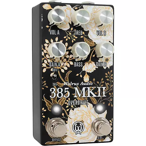 Walrus Audio 385 MkII Overdrive Effect Pedal Floral Series 2024 Black - musicians--Friend