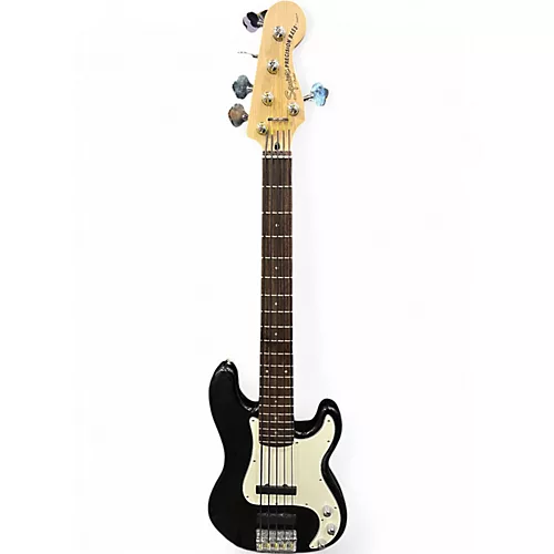 Used Squier Precision Bass Standard Black and White Electric Bass Guitar Black and White - musicians--Friend
