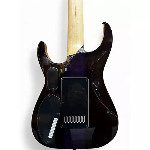 Used ESP LTD SH7ET Trans Purple Solid Body Electric Guitar Trans Purple - musicians--Friend