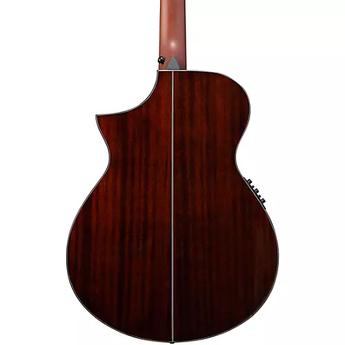 Ibanez AEWC32FM Thinline Acoustic-Electric Guitar Dark Green Sunset Fade - musicians--Friend