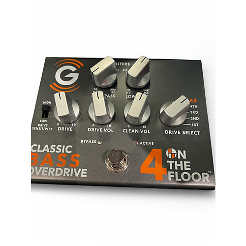 Used Genzler Amplification 4 on the Floor Bass Effect Pedal - musicians--Friend