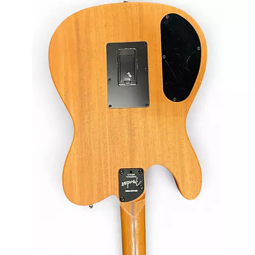 Used Fender Acoustasonic Player Telecaster BRUSHED BLACK Acoustic Electric Guitar BRUSHED BLACK - musicians--Friend