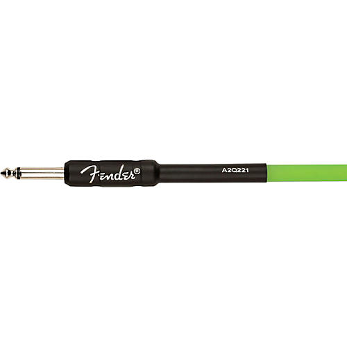 Fender Professional Series Glow in the Dark Straight to Straight Instrument Cable 10 ft. Orange - musicians--Friend