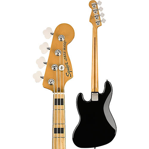 Squier Classic Vibe '70s Jazz Bass Maple Fingerboard Black - musicians--Friend