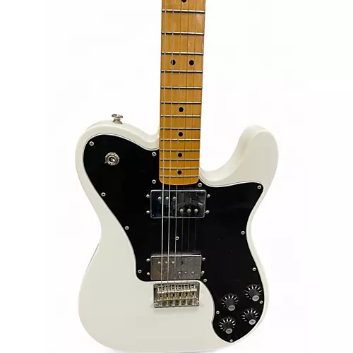Used Squier Classic Vibe 70s Telecaster Deluxe WHITE Solid Body Electric Guitar WHITE - musicians--Friend